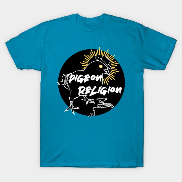 Pigeon Religion T-Shirt by cryptidwitch
